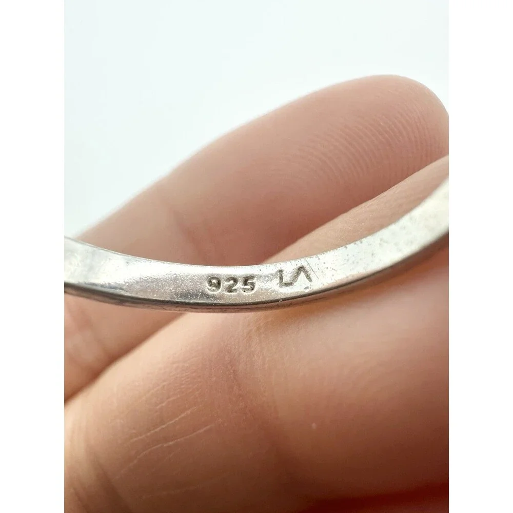 925 Sterling Silver He Is Love Cross Ring Religious Size 8